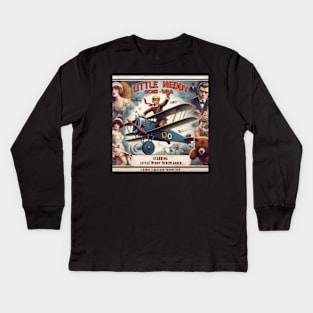 Three Amigos: Little Neddy Goes To War Kids Long Sleeve T-Shirt